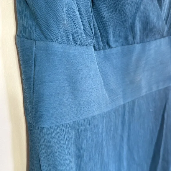 J. Crew 100% Silk Chiffon Sophia Dress. Size 8. Worn 1 time - Picture 4 of 7